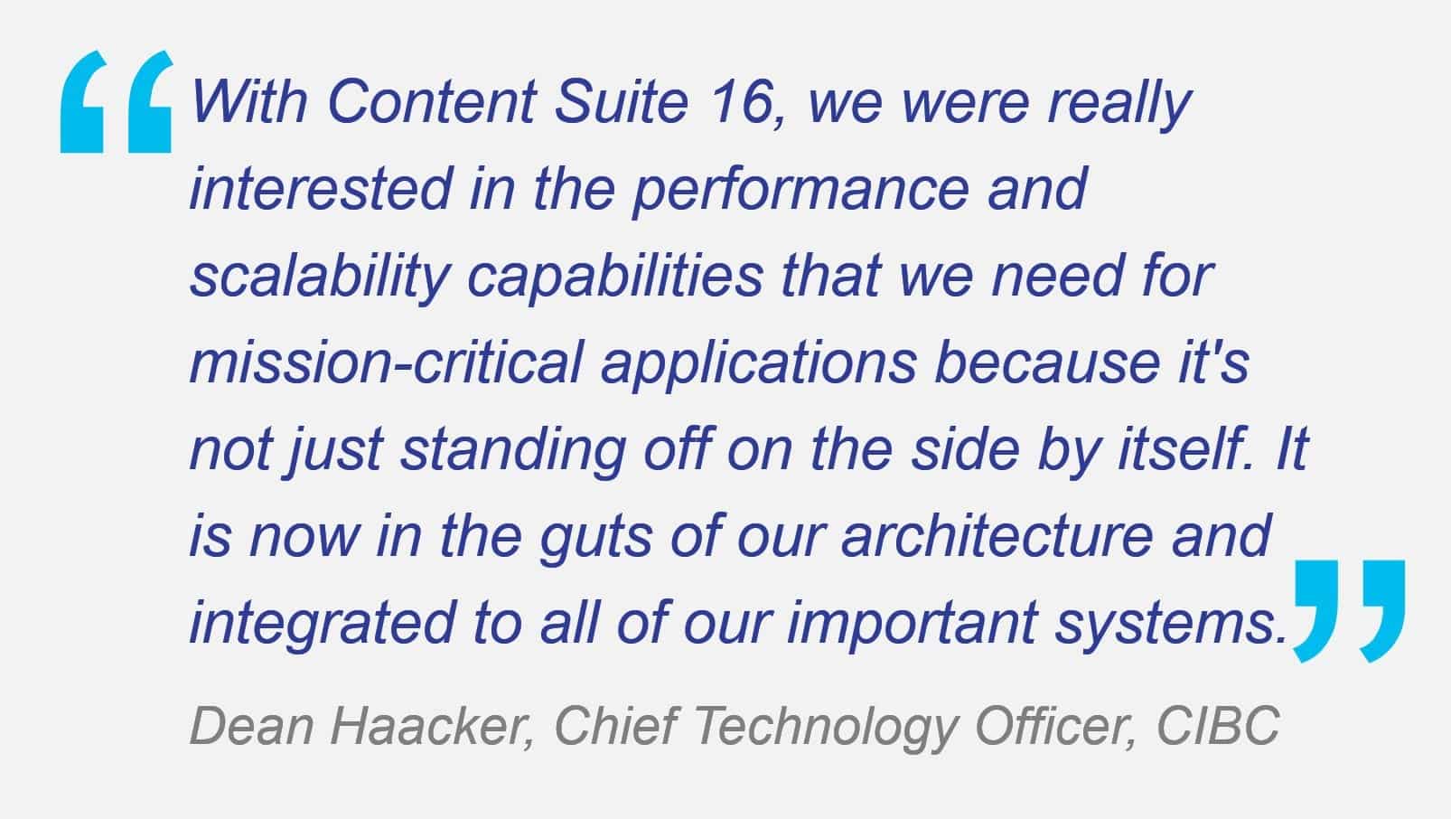 CIBC Rejuvenates Digital Collaboration with OpenText Content Suite