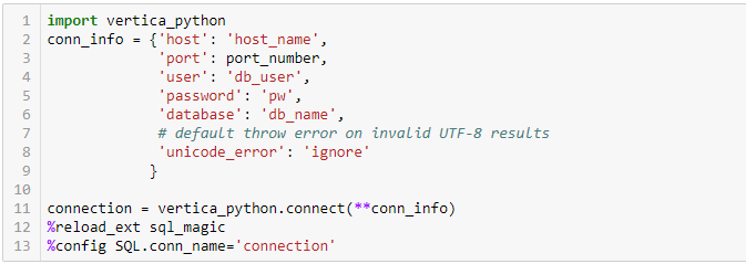 Import Vertica-Python