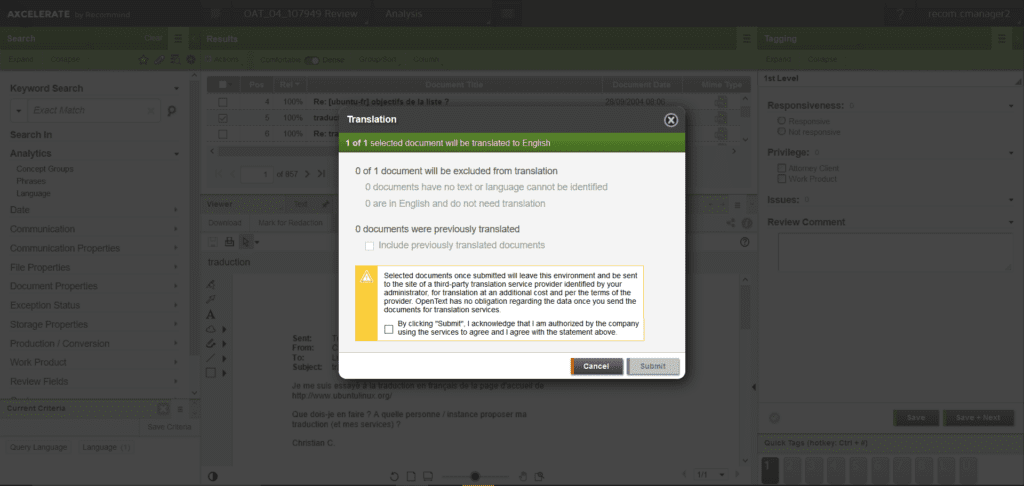What’s new in Axcelerate, EnCase eDiscovery, and Decisiv Release 16 EP7 ...