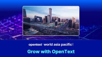 OpenText World Asia Pacific 2021–Grow with OpenText