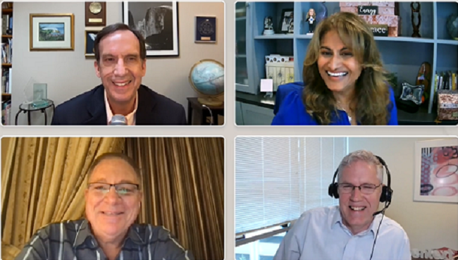 photograph of the panelists of the CIO webcast on modern information management