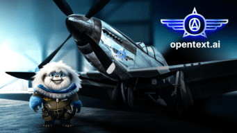 Decorative image of the Ice aviator and a plane