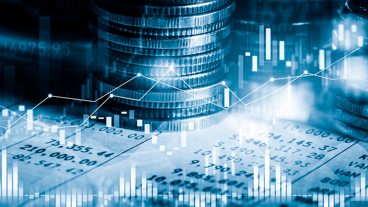 This is an image depicting finance and banking connections across a network.