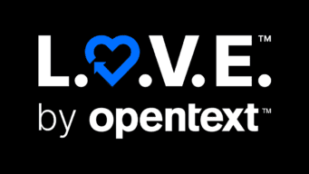 L.O.V.E. by OpenText logo