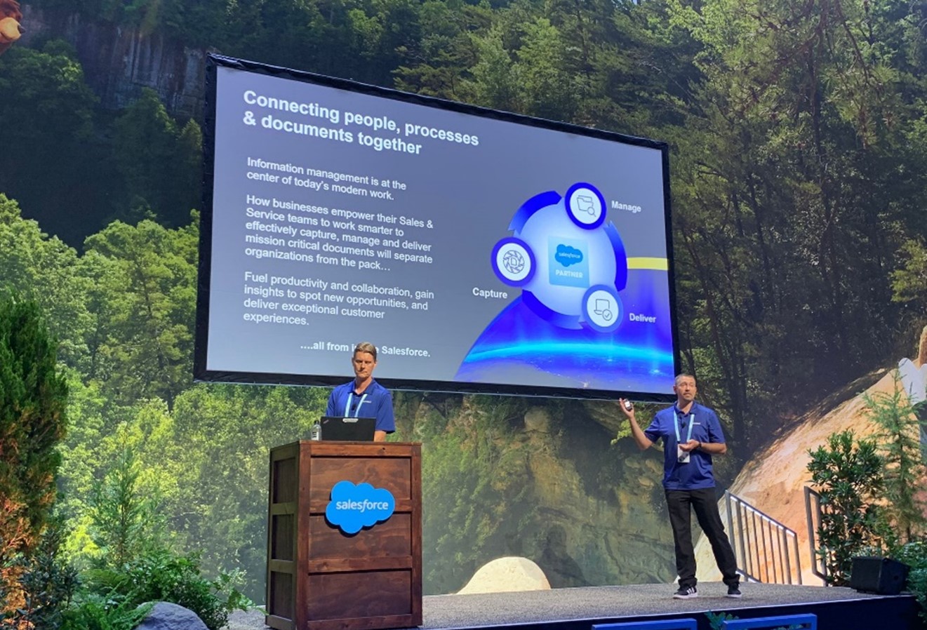 OpenText speaking session at Salesforce Dreamforce 23