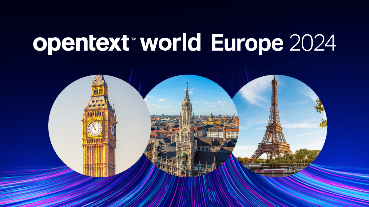 5 reasons to attend OpenText World Europe 2024 ONE OpenText Blogs