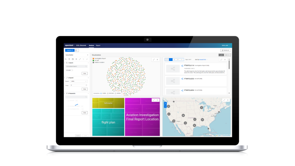 OpenText Discover Visualizations