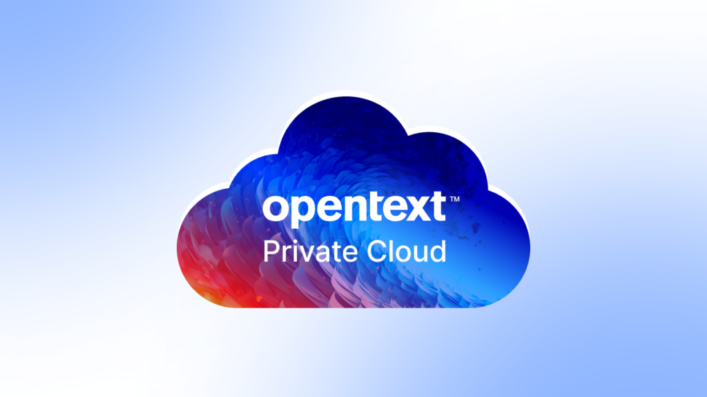 OpenText Private Cloud wordmark