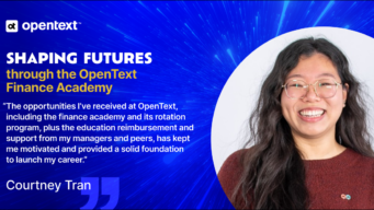 Shaping futures through the OpenText Finance Academy