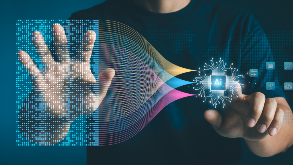 This is an image of the cognitive boost AI brings to threat hunting.