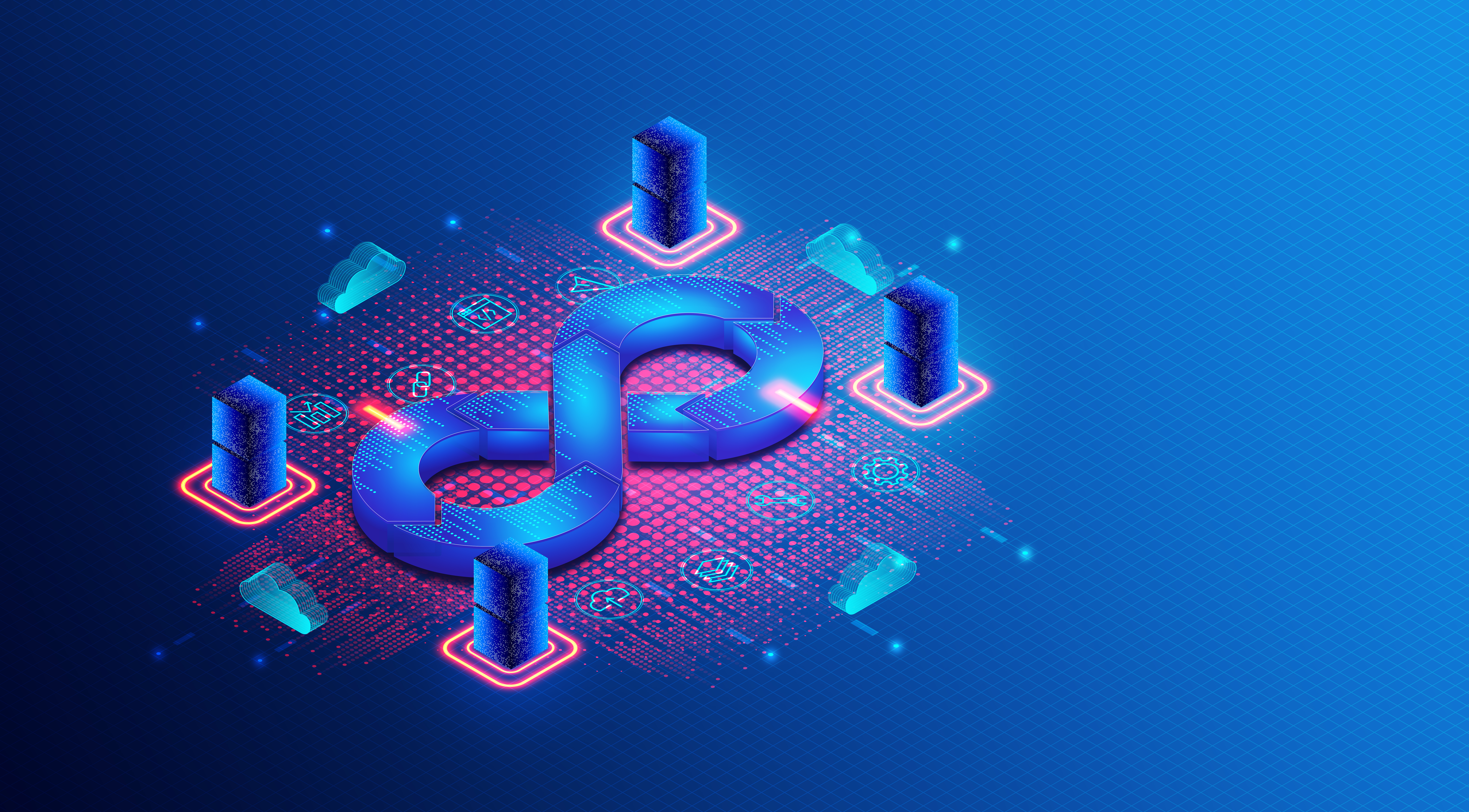 A stylized image representing the entire secure coding process. 