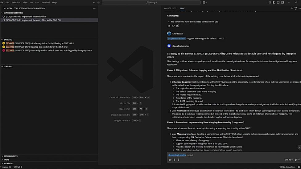 Ask AI to generate a strategy to fix defects for enterprise devops - screenshot