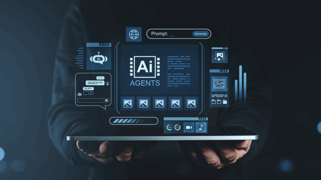 close-up shot of laptop with complex enterprise devops processes being simplified by AI for devops