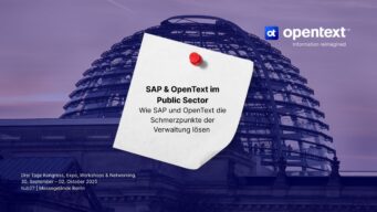 SAP & OpenText im Public Sector: Von Schmerzpunkten zu Compliance und E-Akte