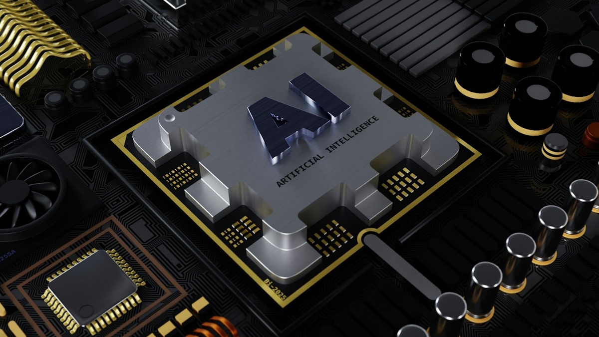 The rising demand for AI in ITSM Automation - an AI chip on a circuit board.