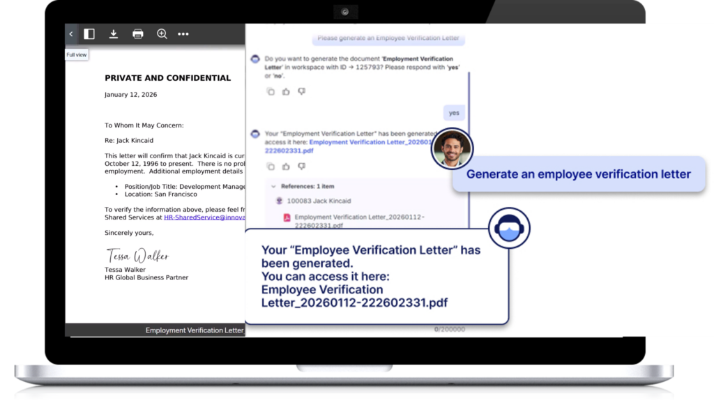 New document generation agent powered by OpenText Content Aviator 
