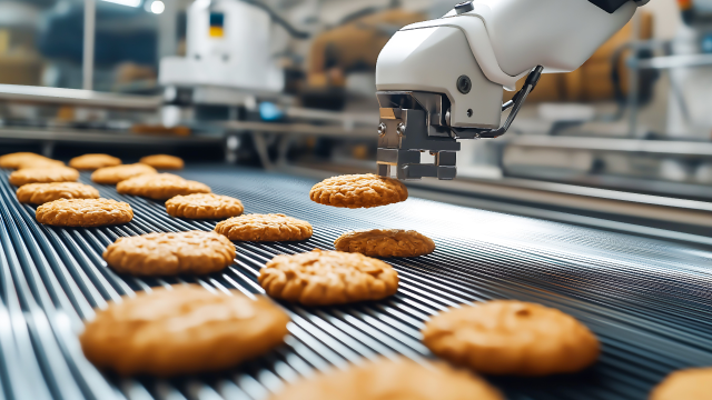 cookies on a production line indicating how Mondelēz Brazil slashed returns by 92% with intelligent supply chain orchestration