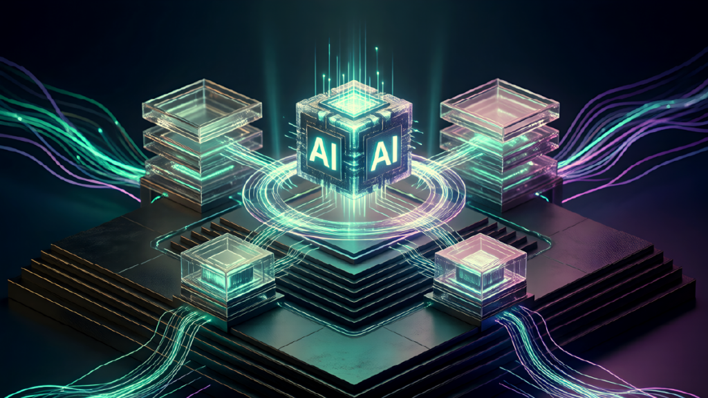 dark background with illustration of secure AI connections, indicating agentic appsec.